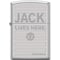 Zippo 2024 Zippo Custom Jack Daniels Lives Here Satin Chrome ZIP-205MP322990 - alternate 1